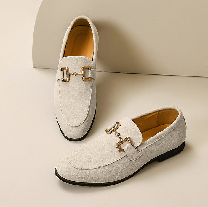 Men's Slip-On Loafers – Horsebit Bar, Round Toe