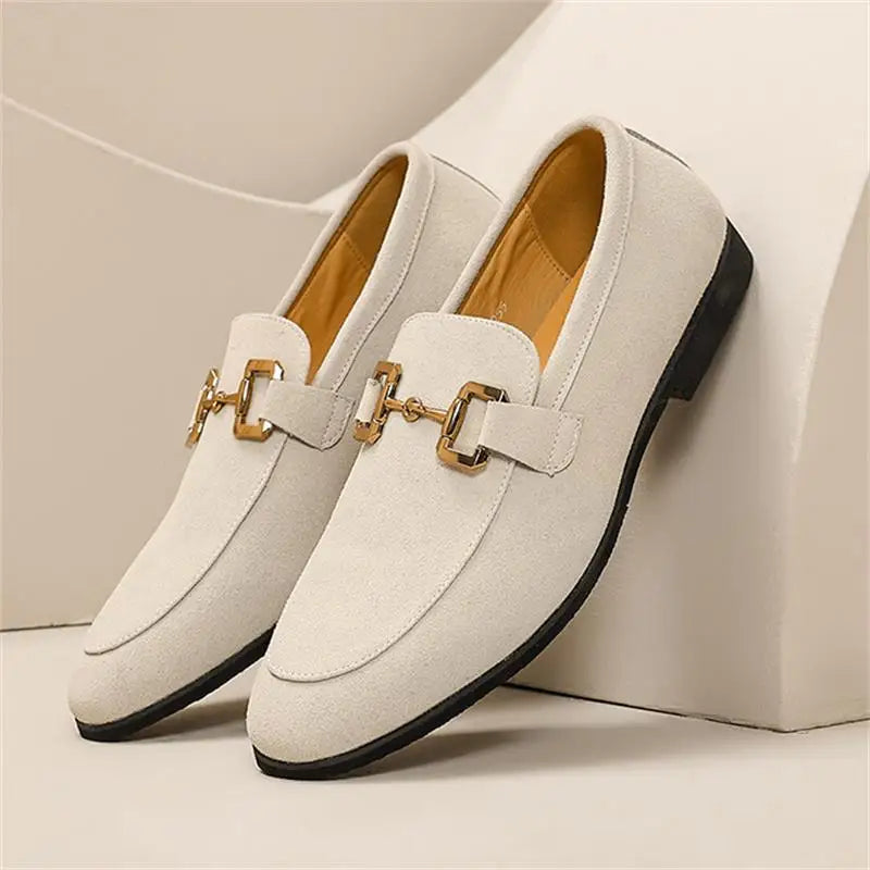 Men's Slip-On Loafers – Horsebit Bar, Round Toe