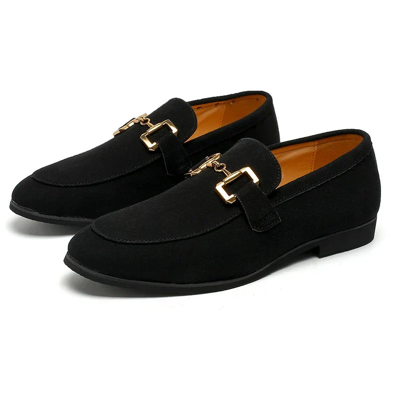 Men's Slip-On Loafers – Horsebit Bar, Round Toe