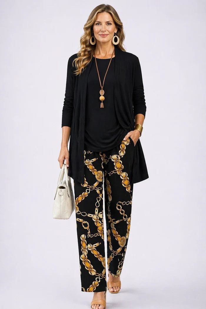 Women's 3-Piece Trouser Set waistband detail