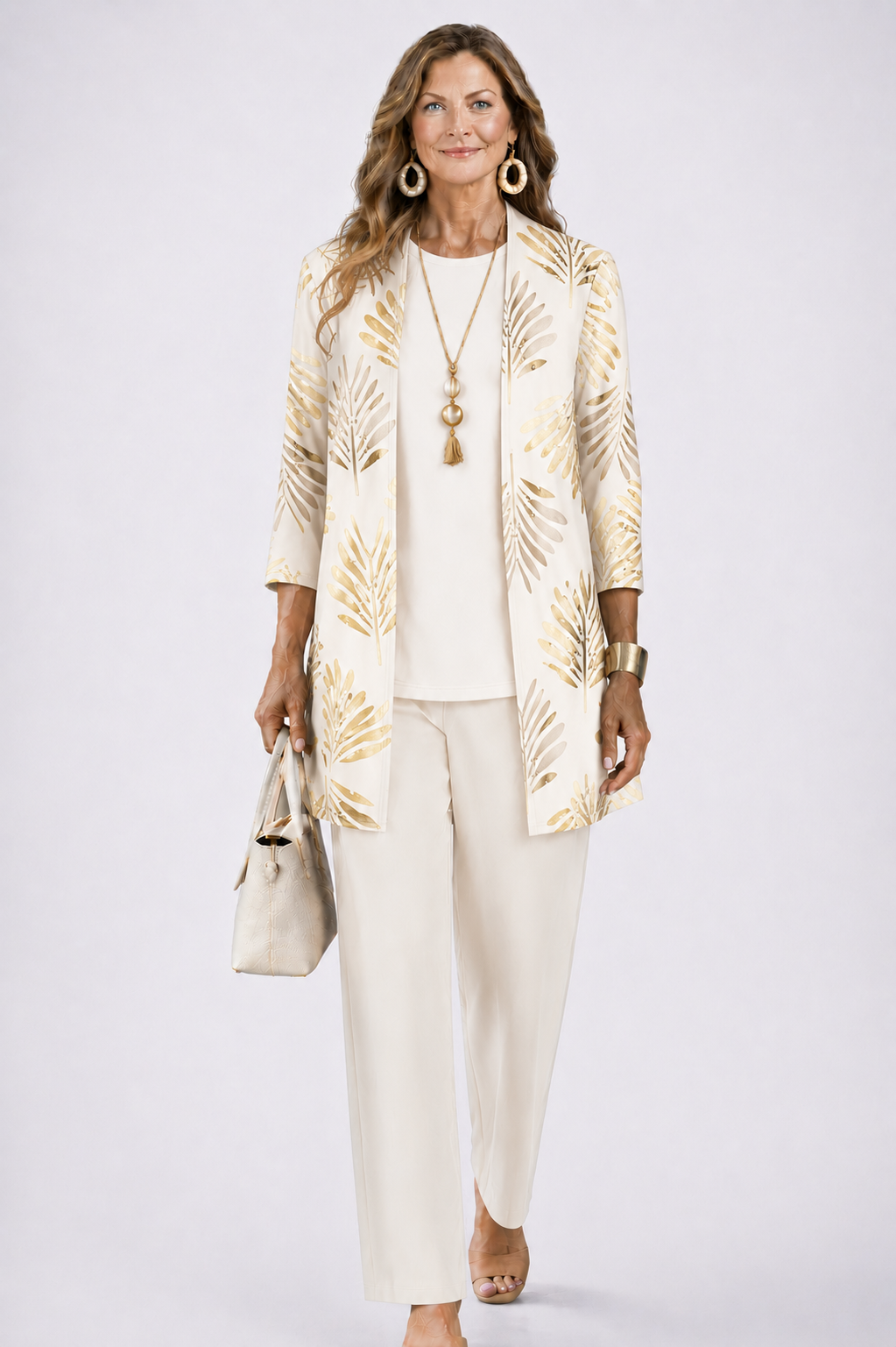 Women's 3-Piece Trouser Set styling view