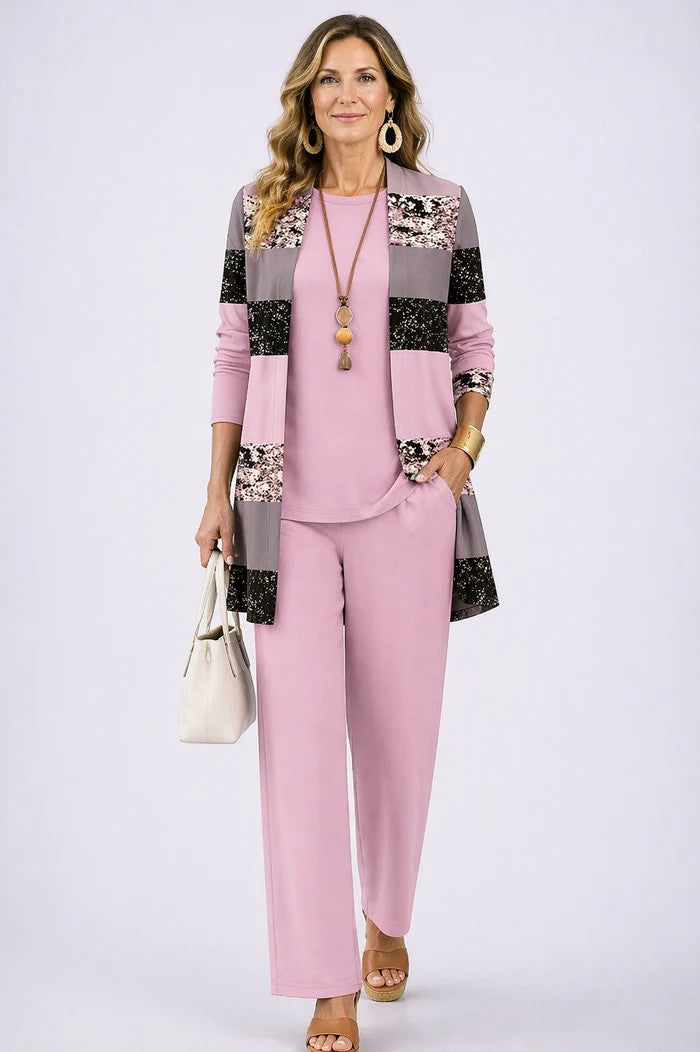 Women's 3-Piece Trouser Set side view