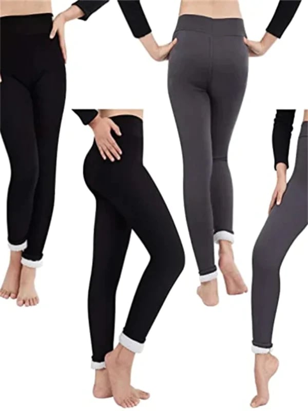 Women's Fleece Lined Pants – Straight Leg, Zip Fly