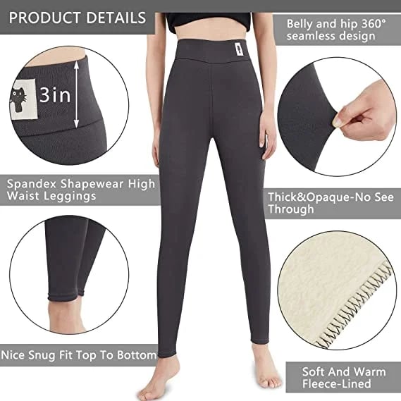 Women's Fleece Lined Pants – Straight Leg, Zip Fly