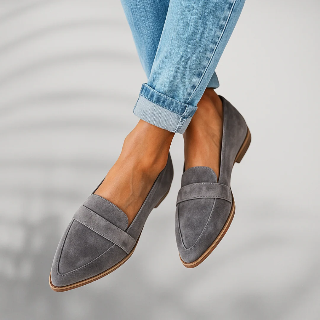 Women's Slip-On Moccasins sole tread underside