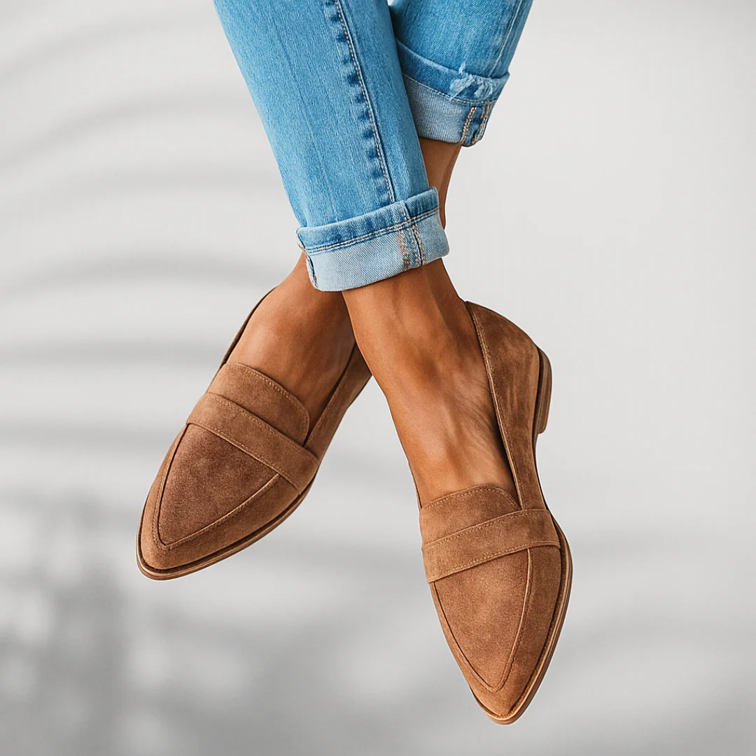 Women's Slip-On Moccasins colour range display