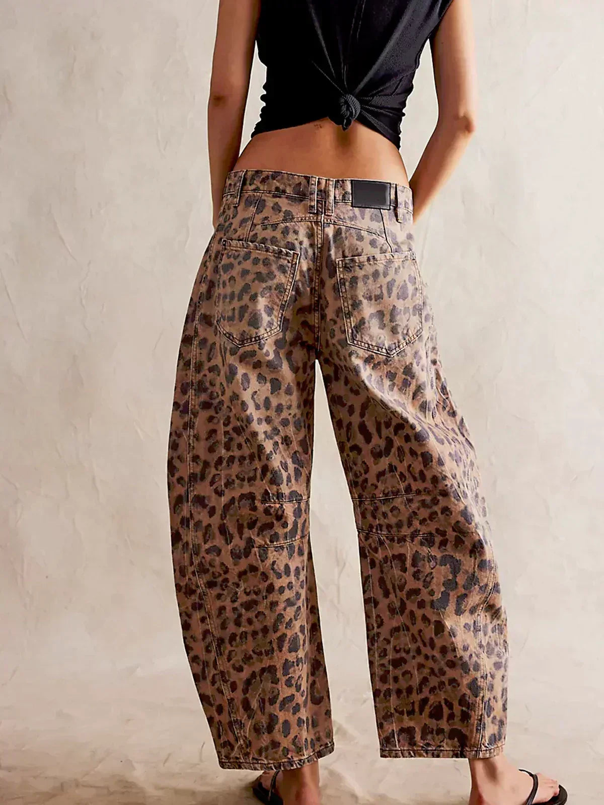 Women's Wide-Leg Jeans – High Rise, Seam Detail
