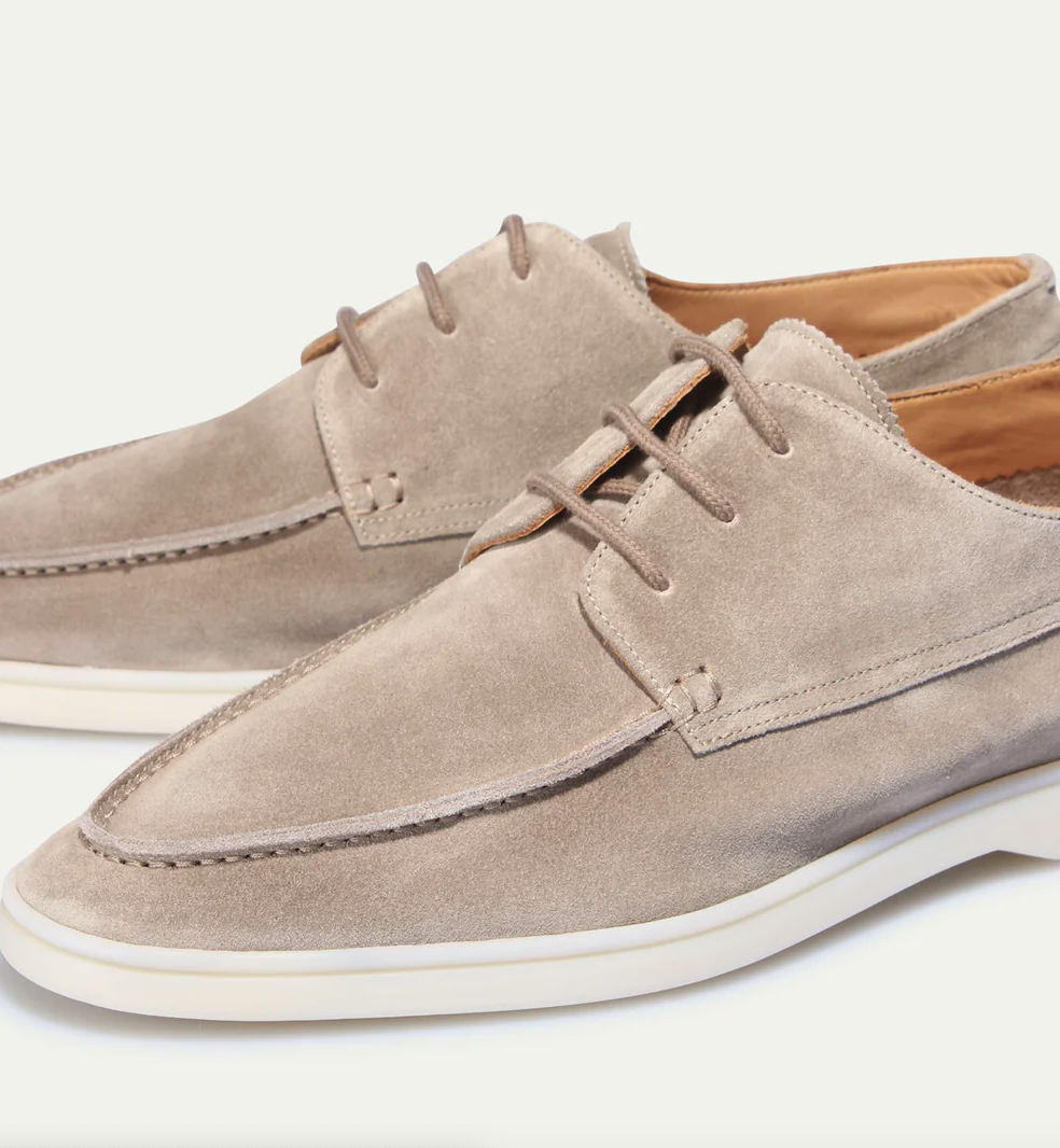 Men's Lace-Up Loafers – Moc Toe, Low Profile
