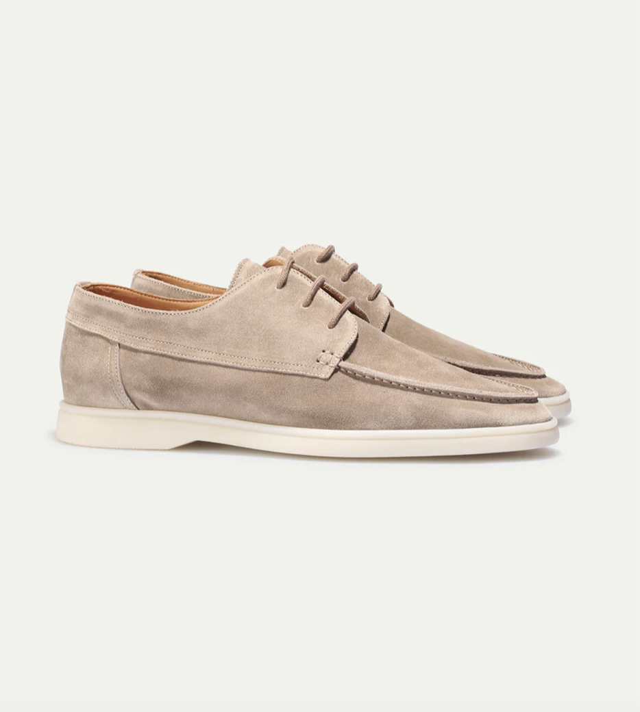Men's Lace-Up Loafers – Moc Toe, Low Profile