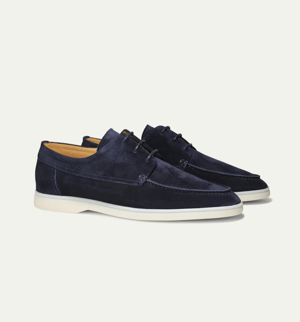 Men's Lace-Up Loafers – Moc Toe, Low Profile