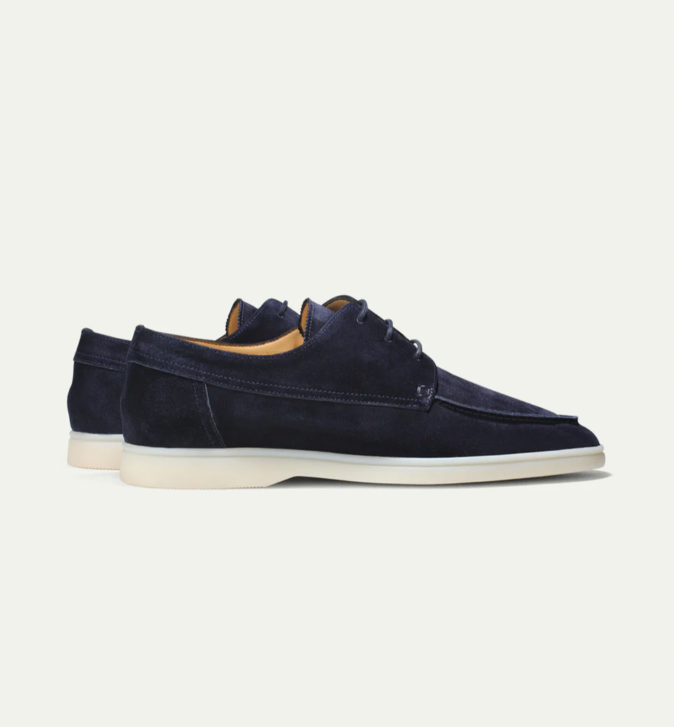 Men's Lace-Up Loafers – Moc Toe, Low Profile