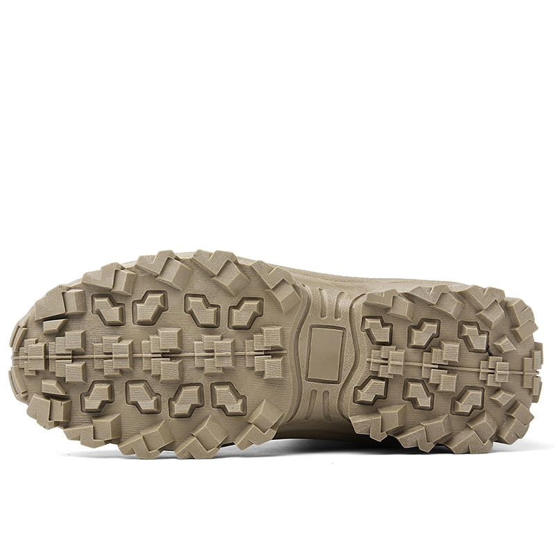 Men's Lace-Up Hiking Boots – Padded Collar, Deep Tread