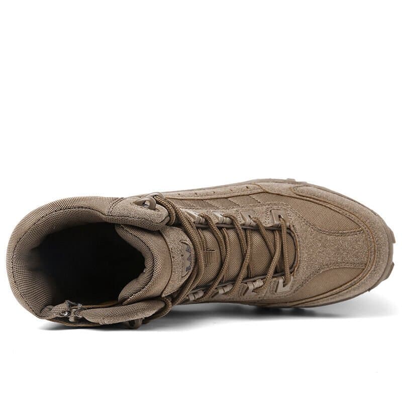 Men's Lace-Up Hiking Boots – Padded Collar, Deep Tread