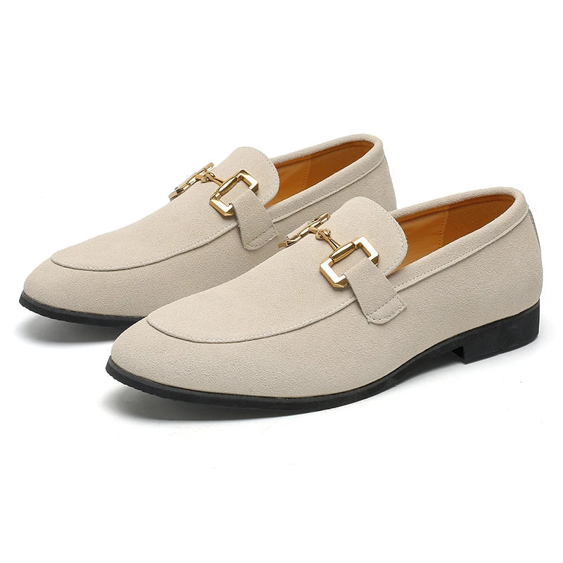 Men's Slip-On Loafers – Horsebit Bar, Round Toe