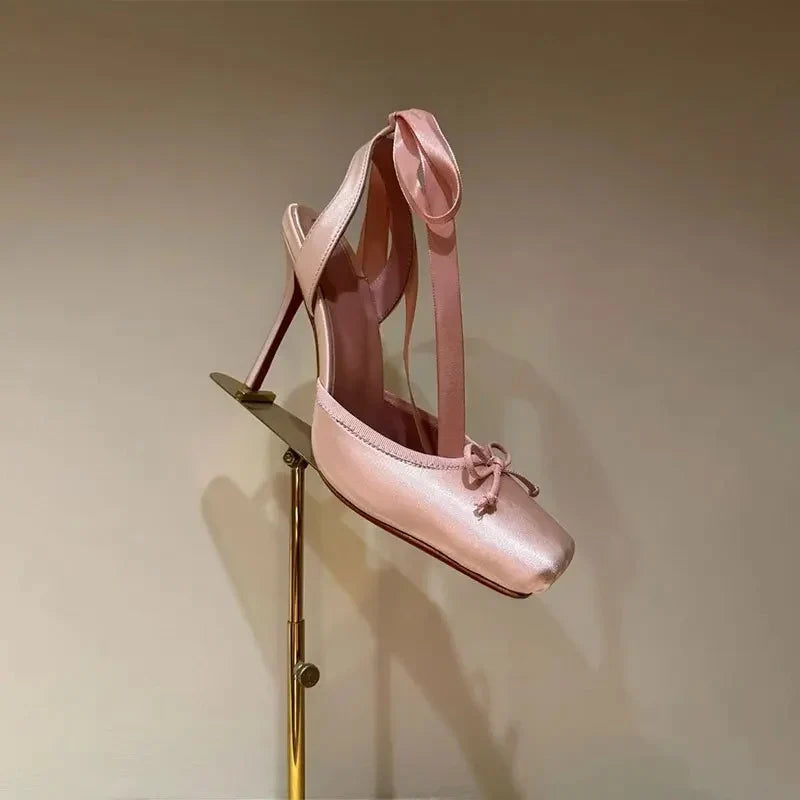 Women's Pointed Toe High Heels – Platform Sole, Ankle Strap