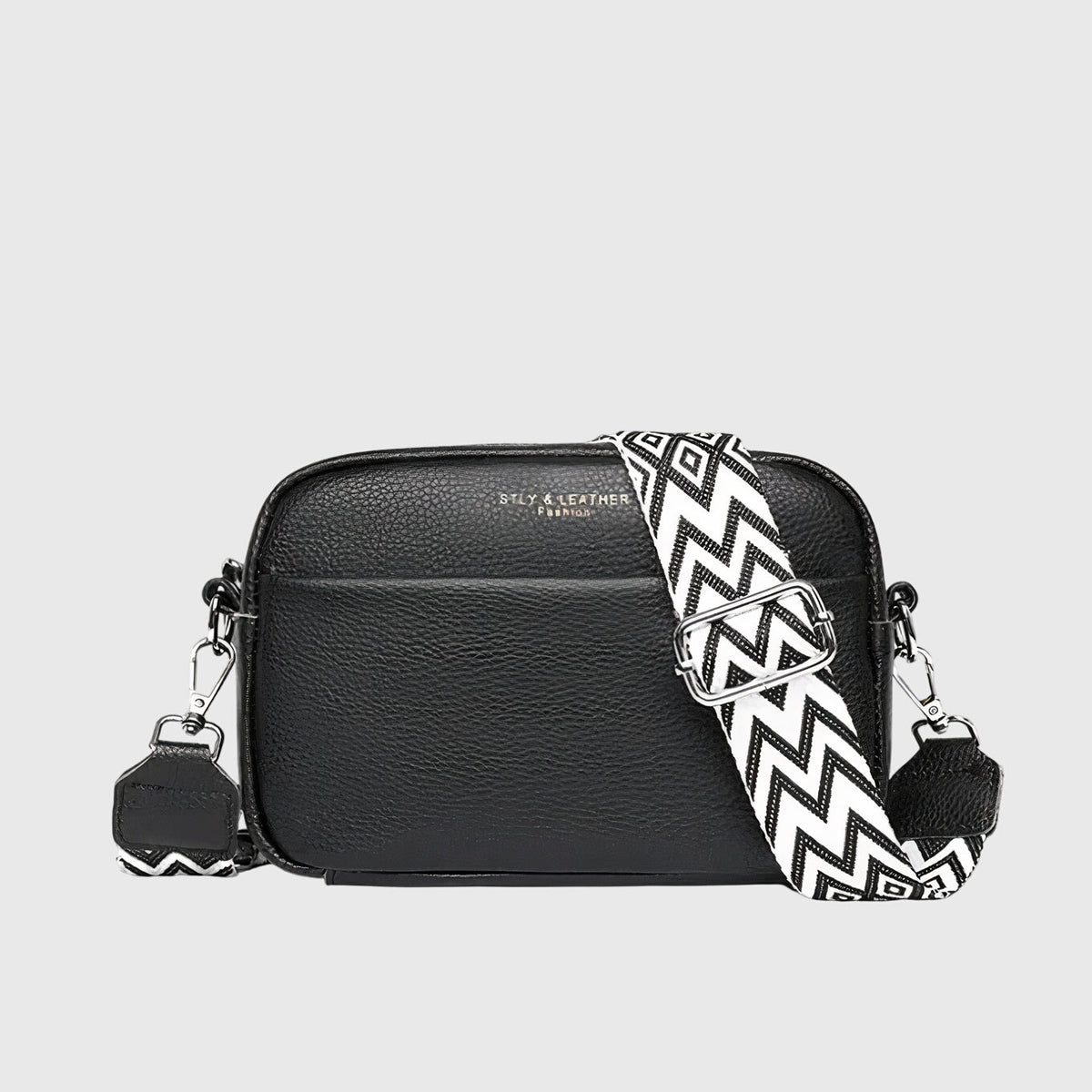 Women's Structured Shoulder Bag – Top Handle, Adjustable Strap